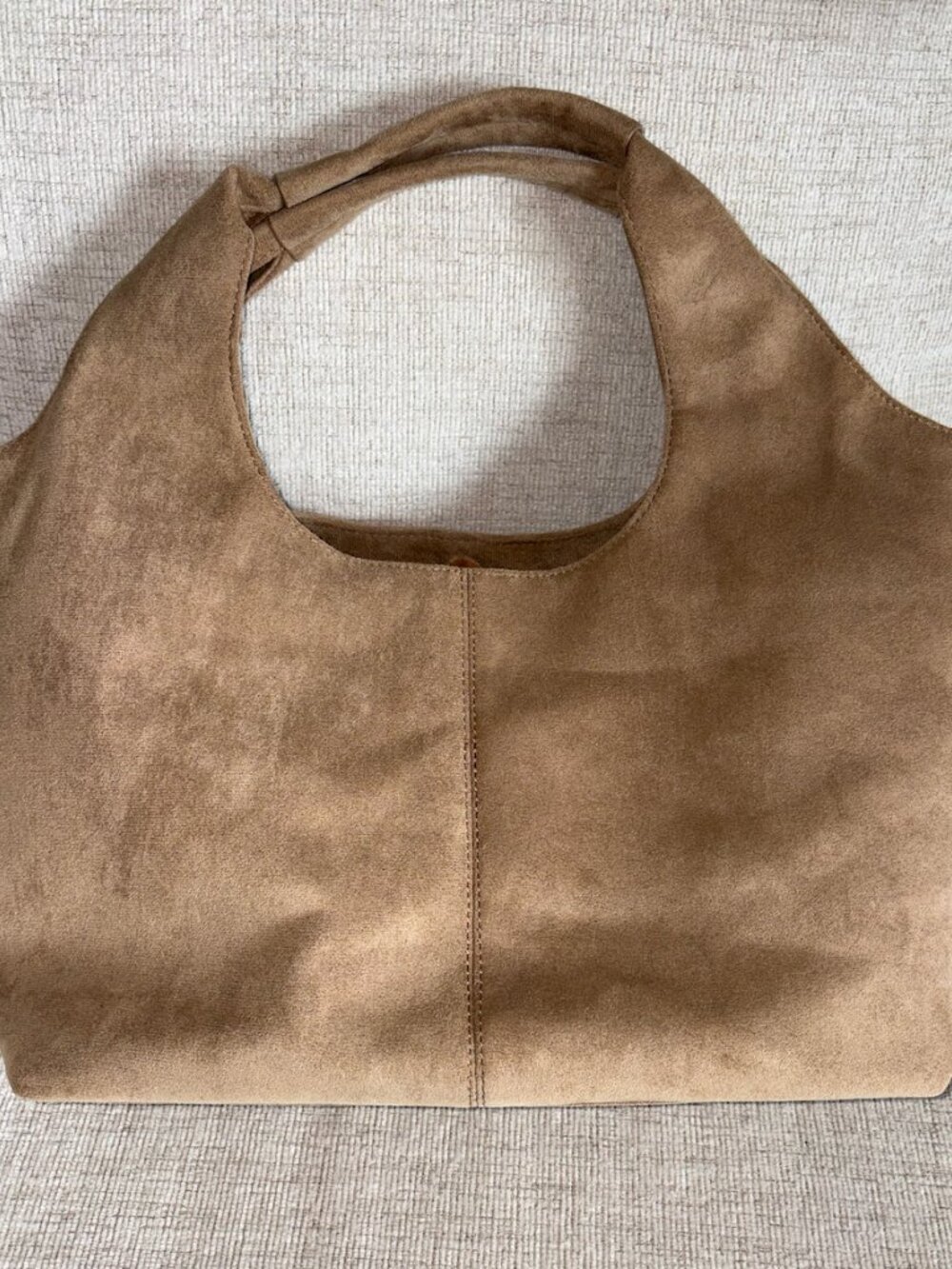 Ahdorned New York Vegan Suede Hobo Bag - Picture 2 of 3